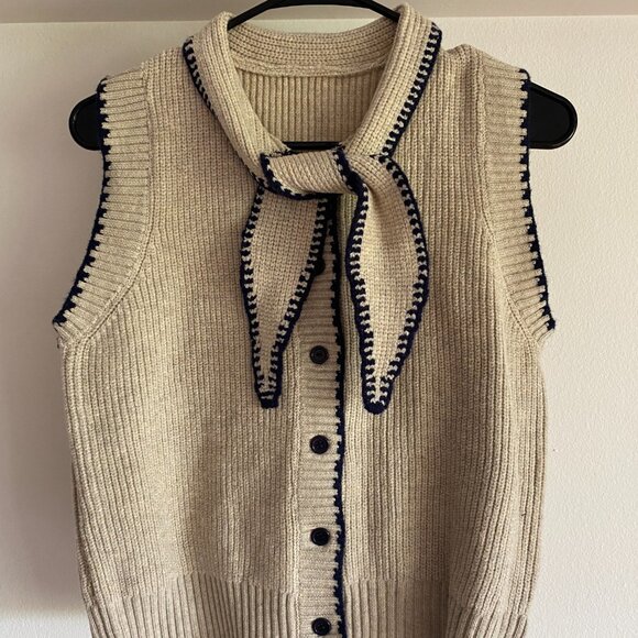 Cream knit top - Picture 2 of 4